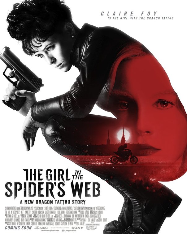 the girl in the spider's web movie review poster