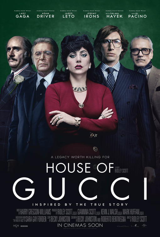 House Of Gucci poster film movie review