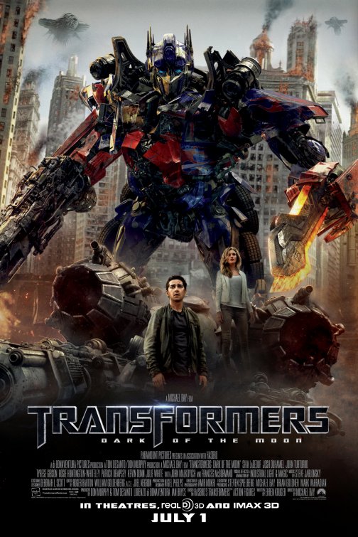 transformers dark of the moon movie review poster