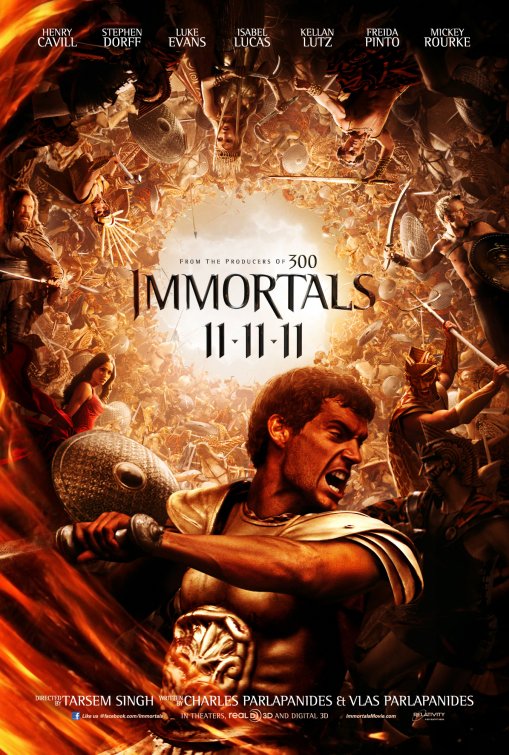 immortals movie review poster