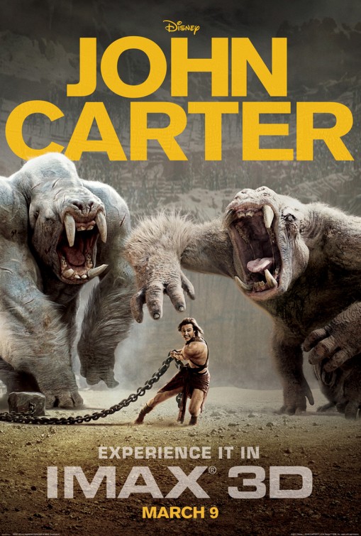 john carter movie review poster