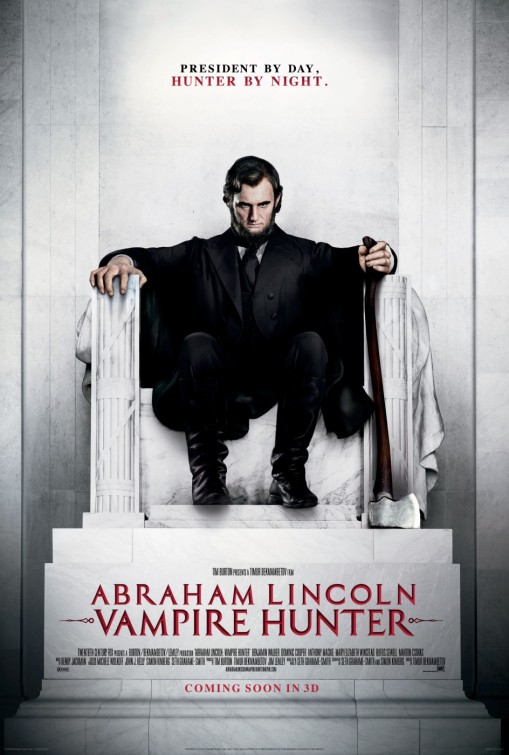 abraham lincoln vampire hunter movie review poster