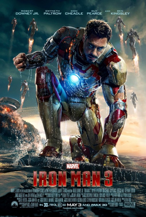 iron man 3 three movie review poster