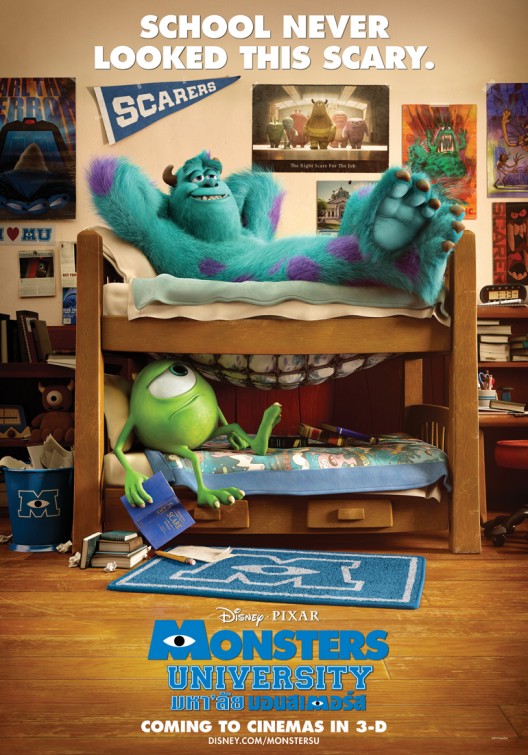 monsters university movie review poster