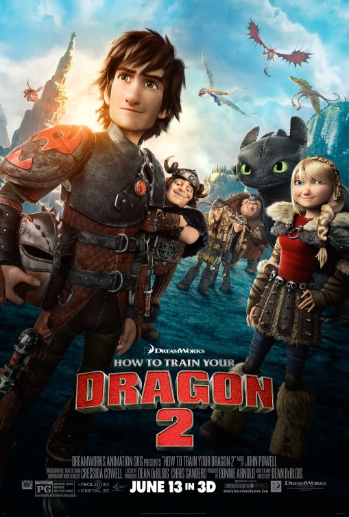 how to train your dragon 2 movie review poster