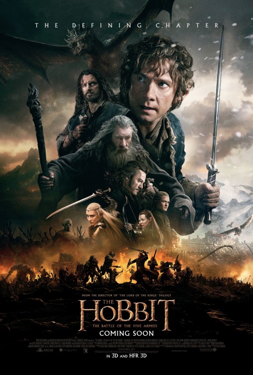 the hobbit battle of the five armies movie review poster
