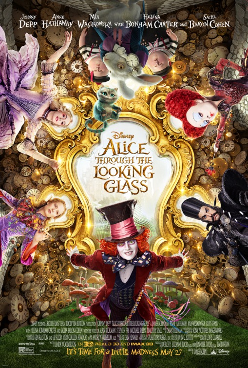 alice through the looking glass movie review poster