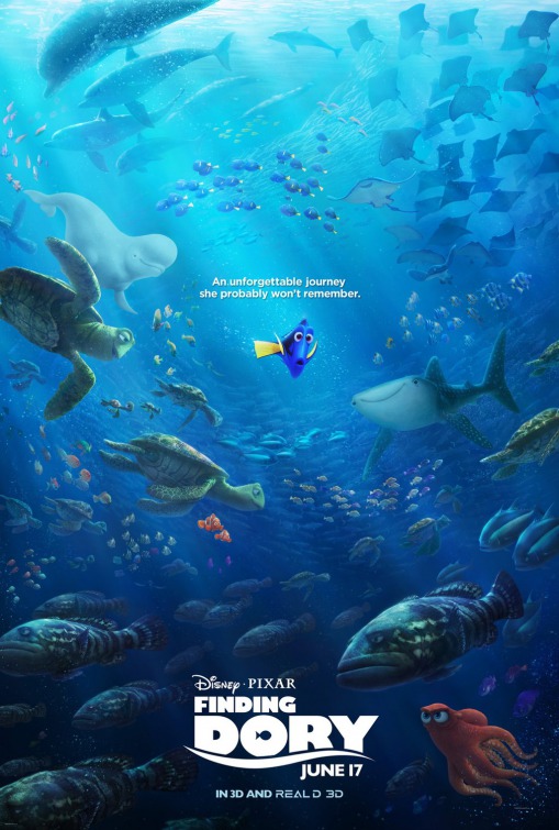 finding dory movie review poster