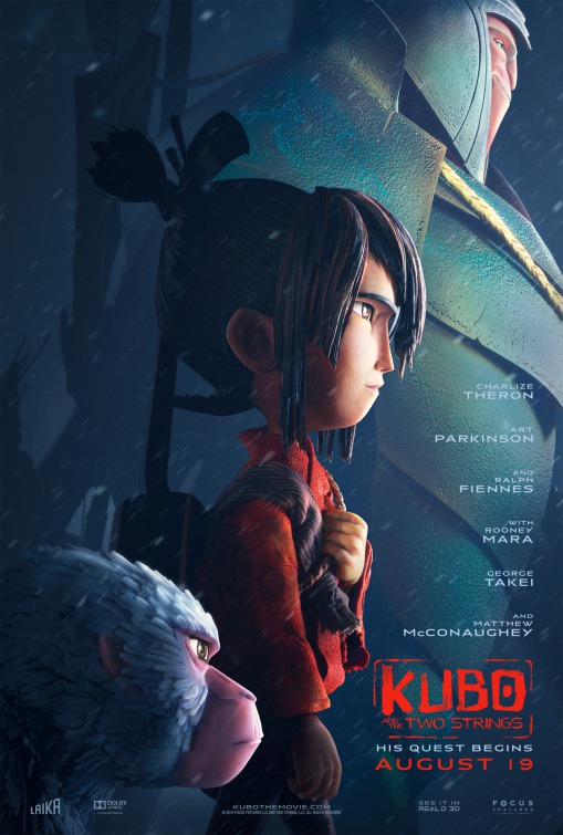 kubo and the two strings movie review poster