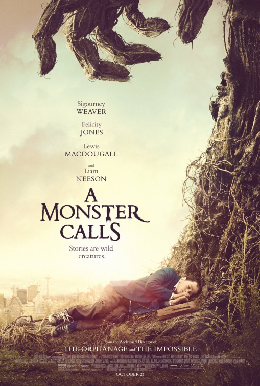 a monster calls movie review poster