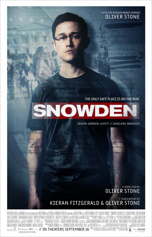 snowden movie review poster