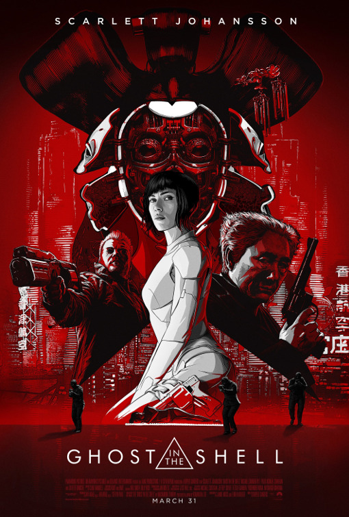 ghost in the shell movie review poster