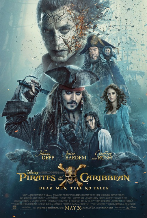 pirates of the caribbean salazar's revenge dead men tell no tales movie review poster