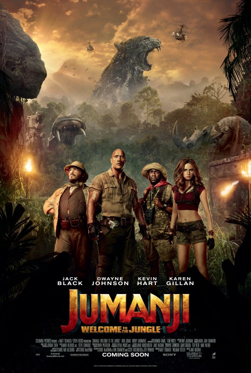 jumanji welcome to the jungle movie review poster
