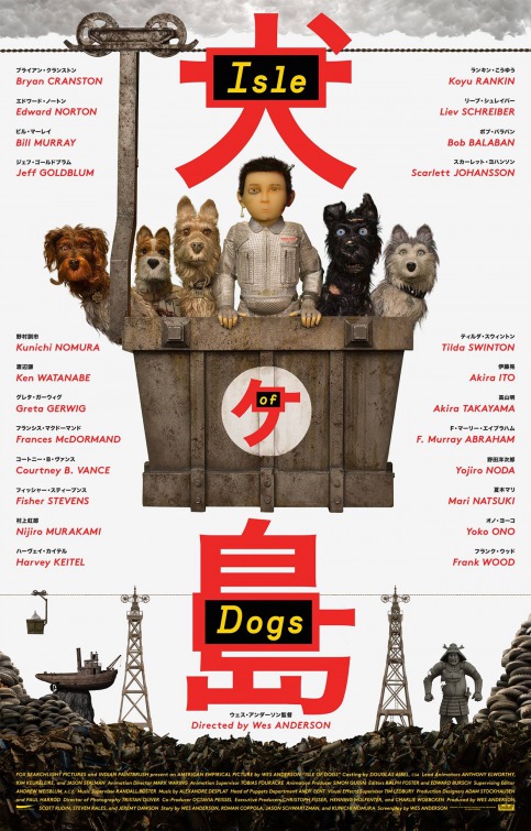 isle of dogs movie review poster