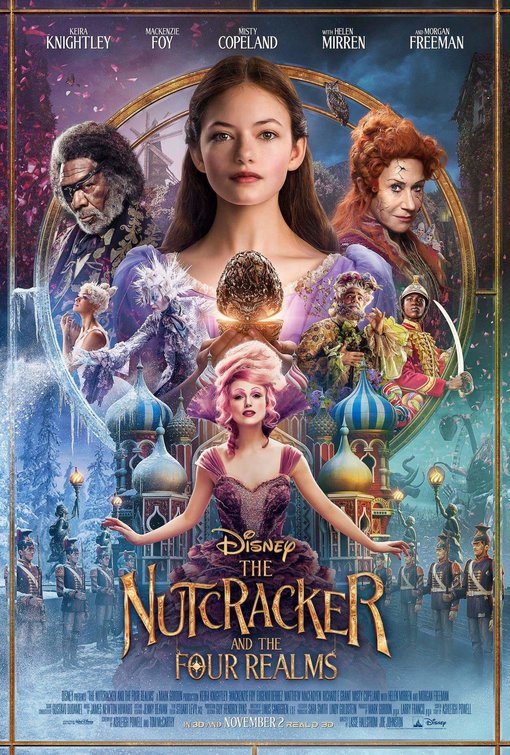 the nutcracker and the four realms movie review poster