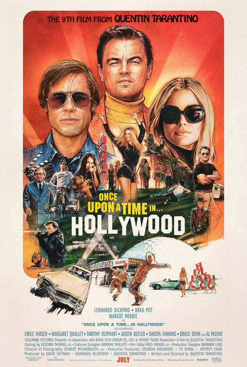 once upon a time in hollywood movie review poster