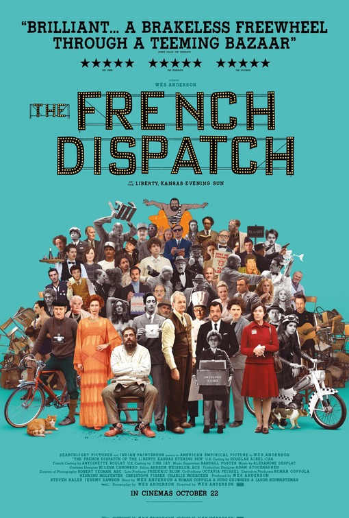 the french dispatch movie review poster