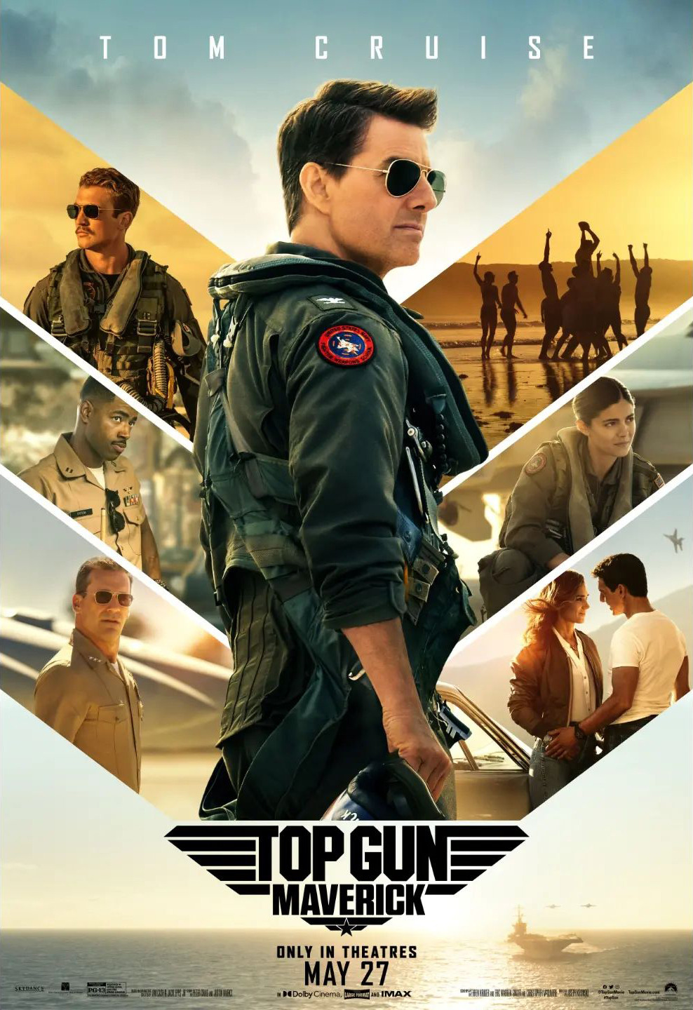 top gun maverick movie review poster