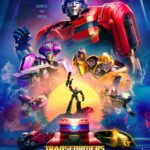 Optimus Prime, Megatron and several other Tranformers are stacked in multiple proportions. Some as floating heads, some in vehicle form, and others stood triumphantly.