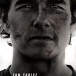 A black and white close-up of Tom Cruise's face. That's literally it.